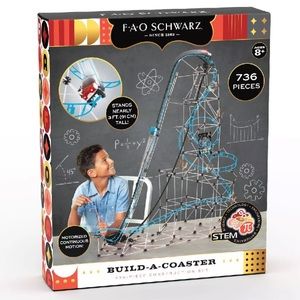 FAO Schwarz Build A Coaster 736 Piece Construction Set Ages 8+